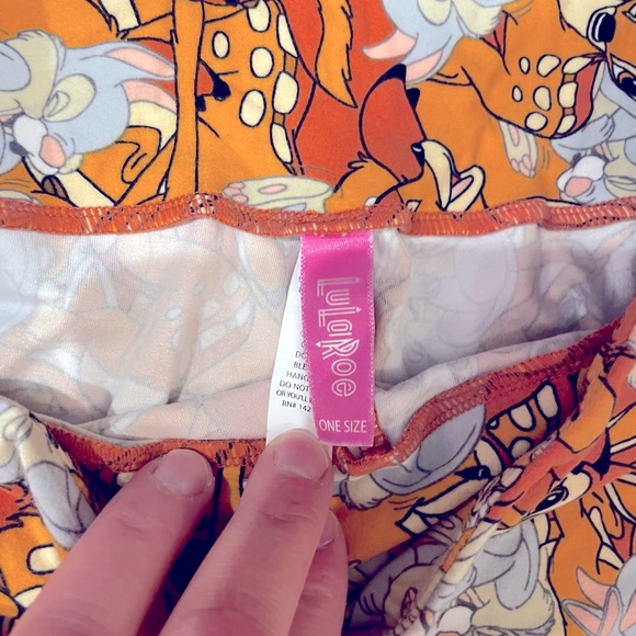 Lularoe Disney Bambi & Thumper One Size Legging - Picture 2 of 3